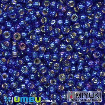 Бисер японский Miyuki круглый RR 8/0 №1020, Синий АВ (BIS-045978)