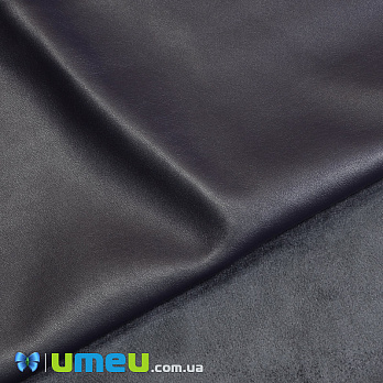 Штучна шкіра на замші 0,65 мм, Баклажанова темна, 20х27 см (LTH-040033)