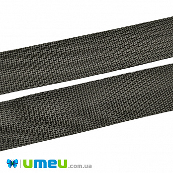 Лента ременная для рюкзаков (стропа), 40 мм, Хаки темная (LEN-040941)