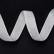 Стрічка оксамитова з люрексом, 10 мм, Сіра світла (LEN-060305)