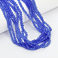 Намистини Біконус, 3х3 мм, Сині (BUS-057435)