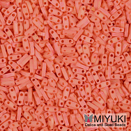 Бисер японский Miyuki QUARTER TILA №406FR, 5х1,2 мм, Оранжевый матовый (BIS-053269)