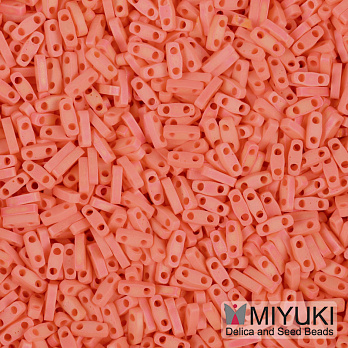 Бисер японский Miyuki QUARTER TILA №406FR, 5х1,2 мм, Оранжевый матовый (BIS-053269)