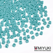 Бісер японський Miyuki Cubes SB18-412, 1,8 мм, Бірюзовий (BIS-053281)