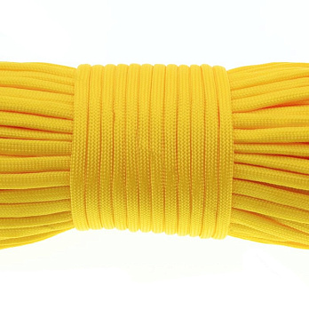 Шнур паракорд семижильный 4 мм, Желтый (LEN-011126)