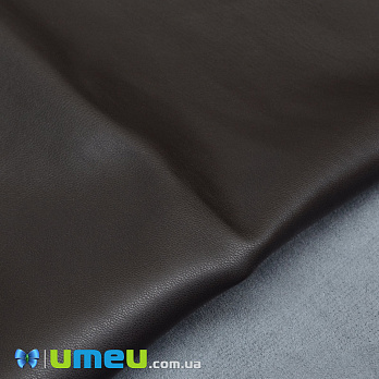 Штучна шкіра на замші 0,65 мм, Коричнева темна, 20х27 см (LTH-044799)