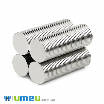 Магнит неодимовый для брошей Круглый, 18х1,3 мм (OSN-039339)