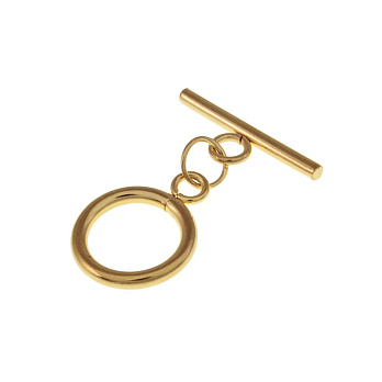 Тогл из нержавеющей стали, 20х18 мм, Золото (STL-055413)