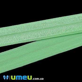 Трикотажна бейка, 15 мм, М'ятна (LEN-039464)