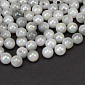 Бусины пластиковые градиентные, Круглые, 6 мм, Серые  (BUS-059561)