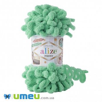 Пряжа Alize Puffy 100 г, 9,2 м, Мятная 741 (YAR-043822)