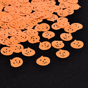 Пайетки Китай Тыквы, 11 мм, Оранжевые (PAI-051605)