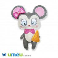 Набор из фетра для создания игрушки, Мышка ФН-96, 18,5х15 см (FLT-039740)