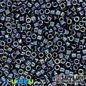 Бисер японский Miyuki Delica 11/0 DB006, Ирис гематит (BIS-045214)