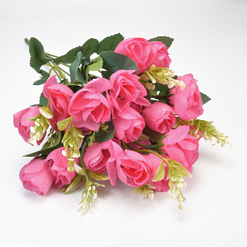 Букет камелій, 42 см, Малиновий (DIF-059305)