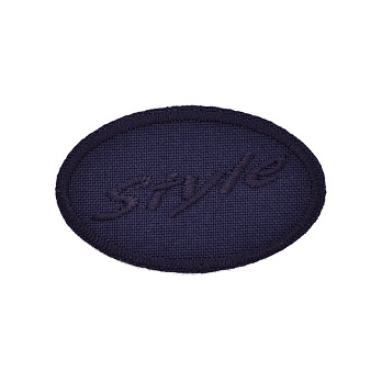 Термоаплікація Style, 5х3 см, Синя (APL-053348)