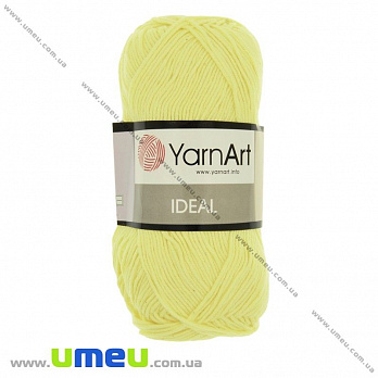 Пряжа YarnArt Ideal 50 г, 170 м, Желтая 224 (YAR-025208)