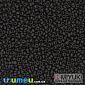 Бісер японський Miyuki круглий RR 15/0 №401F, Чорний матовий (BIS-045864)