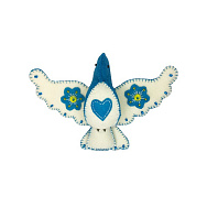 Набір із фетру для створення іграшки, Голуб ФН-132, 18,5х13 см (FLT-056601)