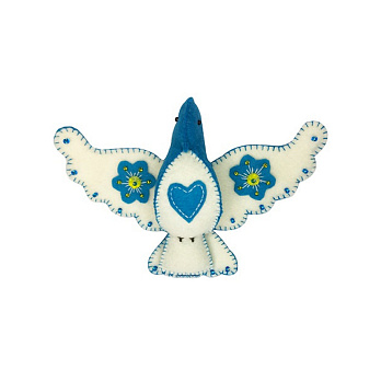 Набор из фетра для создания игрушки, Голубь ФН-132, 18,5х13 см (FLT-056601)