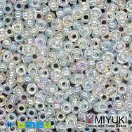Бисер японский Miyuki круглый RR 8/0 №250, Прозрачный АВ (BIS-045938)