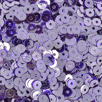 Пайетки Индия круглые плоские, 4 мм, Сиреневые (PAI-053150)