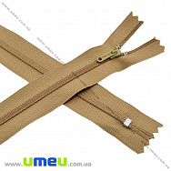 Блискавка (змійка) брючна спіральна напівпотайна нероз'ємна, 20 см, Тип 3, Гірчична (ZIP-020716)