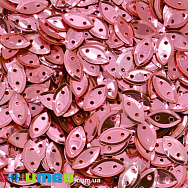 Паєтки Індія човник, 9х5 мм, Рожеві (PAI-038078)