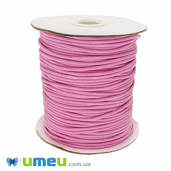Поліестеровий шнур, 2,0 мм, Рожевий (LEN-008178)