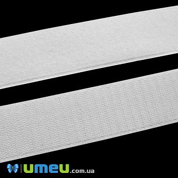 Липучка 40 мм, Біла (LEN-044336)