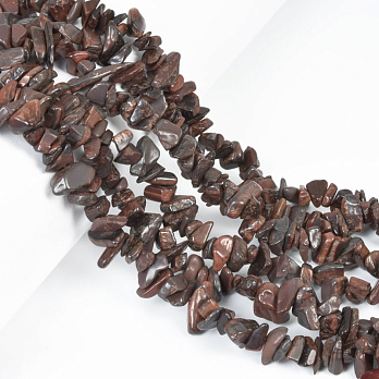 Бусины (скол) Тигровый глаз окрашенный, Натур. камень, 5-10 мм (79-80 см) (BUS-057703)