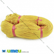 Вощений шнур (котон), 1 мм, Жовтий (LEN-000368)