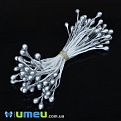Тычинки на нитке маленькие, Серебристые (DIF-045549)