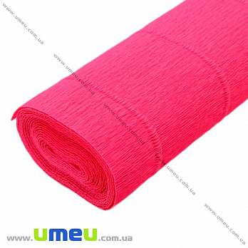 Гофрований папір Італія, Рожевий яскрава 551, 180 г, 50х50 см (DIF-019080)
