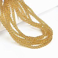 Намистини скляні прозорі, 4,5 мм, Круглі, Топаз (BUS-057235)