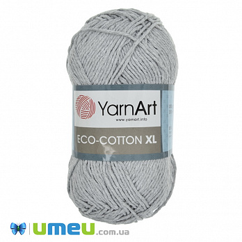 Пряжа YarnArt Eco-cotton XL 200 г, 220 м, Сіра 763 (YAR-038384)
