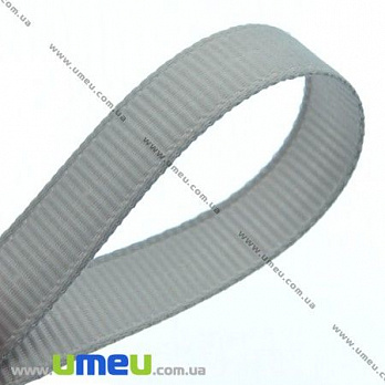 Репсова стрічка, 6 мм, Сіра (LEN-007191)