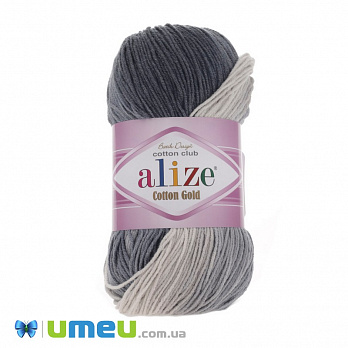 Пряжа Alize Cotton Gold Batik 100 г, 330 м, Сіра 2905 (YAR-039812)