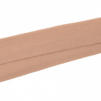 Трикотажна бейка (матова), 15 мм, Бежева (LEN-044769)