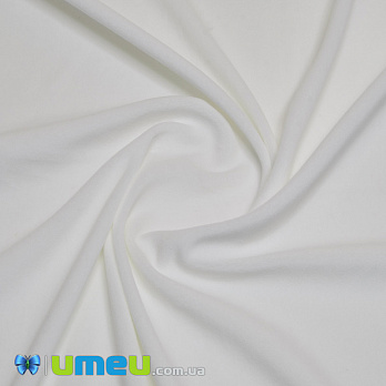 Оксамит китайський стрейчевий на інтерлок Плюшевий, Молочний, 20х29 см (TKN-040569)