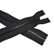 Молния тракторная Квадратный зуб неразъемная 18 см, Тип 5, Черная (ZIP-060405)