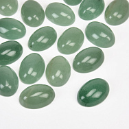 Кабошон нат. камінь Авантюрин зелений, Овал, 18х13 мм (KAB-025953)