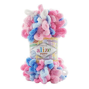 Пряжа Alize Puffy Color 100 г, 9,2 м, №6525 (YAR-060750)