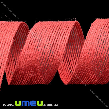 Мешковина с леской, 25 мм, Красная (LEN-025643)