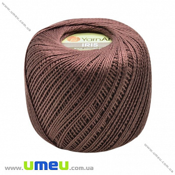 Пряжа YarnArt Iris 20 г, 138 м, Коричнева 932 (YAR-022987)