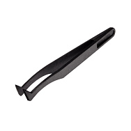 Пінцет біжутерний пластиковий, 12 см, Чорний (INS-053906)