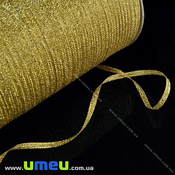 Лента парчовая, 3 мм, Золотистая (LEN-022583)