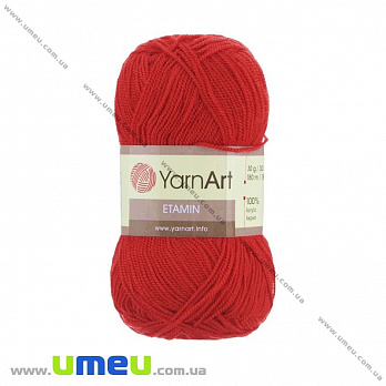 Пряжа YarnArt Etamin 30 г, 180 м, Червона 434 (YAR-023041)