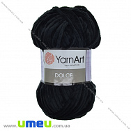 Пряжа YarnArt Dolce 100 г, 120 м, Чорна 742 (YAR-034158)