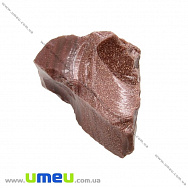 Авантюрин Золотой песок необработанный, 46х24х26 мм (POD-027042)